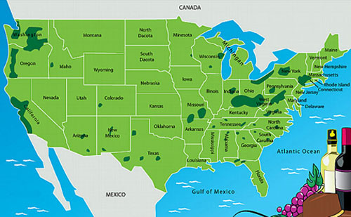 美國葡萄酒產(chǎn)區(qū)